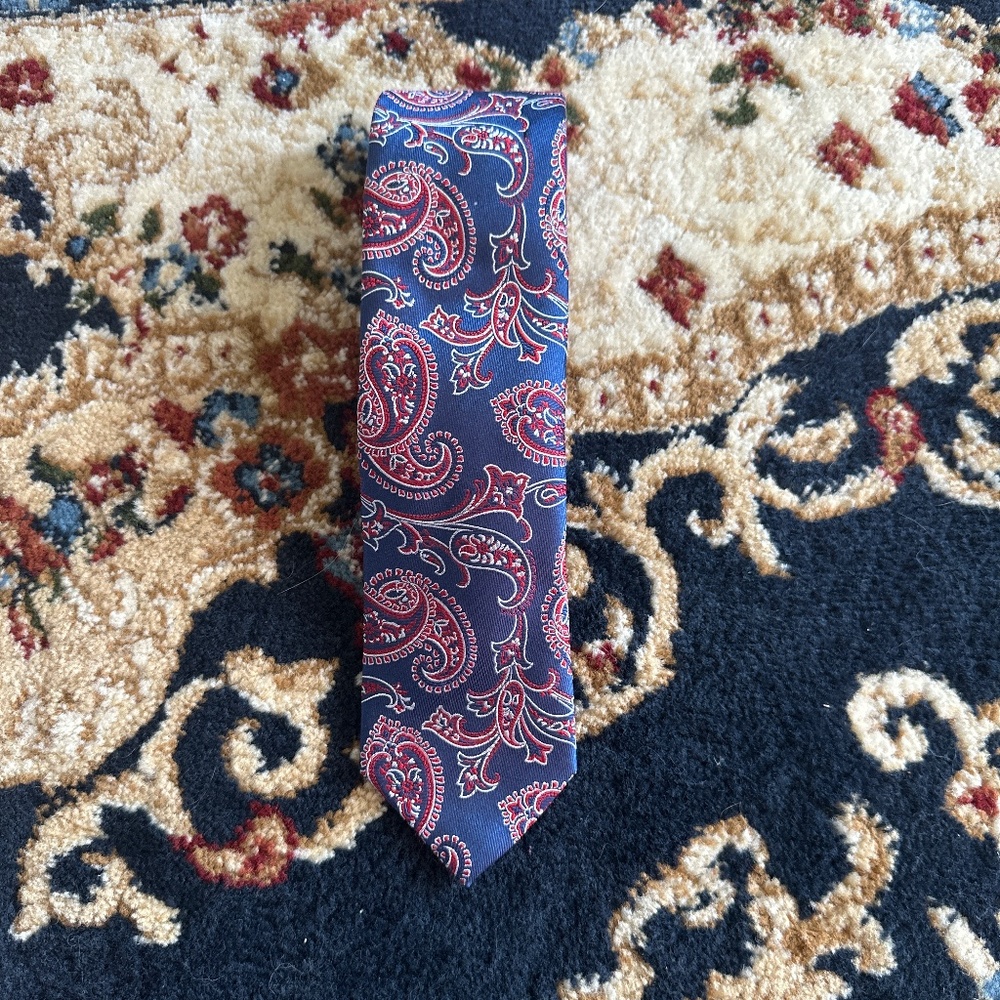 Paisley tie made and bought in Italy